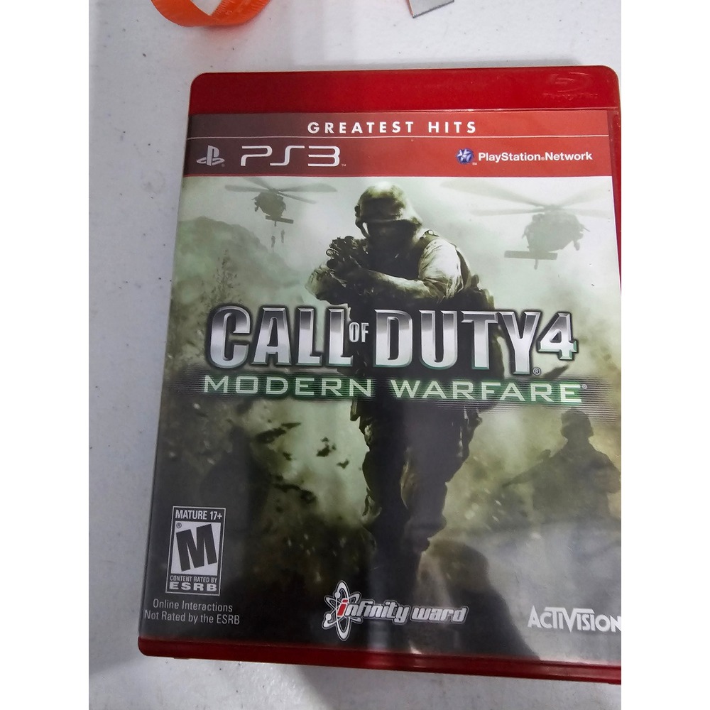 Call of Duty 4 Modern Warfare PS3 Greatest Hits Activision Infinity Ward CIB